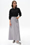 Half Placket Viscose Shirt Black