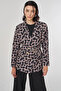 Leopard Pattern Blazer Jacket Mink - 4
