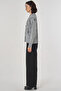 Embroidered Detailed Knitwear Cardigan Gray - 4