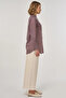 Viscose Tunic with Embroidery Detail Dark Burgundy - 6