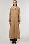 Shomize Collar Overcoat Beige - 4