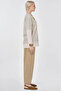 Stripe Pattern Cotton Pack Sweatshirt Light Gray - 6