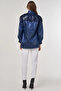 Sequin Embroidered Jacket Indigo - 4