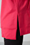 Viva Red Balloon Sleeve Letter Embroidered Women's Comfortable Fit Tunic Sweatshirt - 97163 - 4