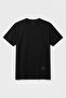 Black Standard Fit Printed Short Sleeve Men's T-Shirt - 88440