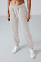 High Waist Comfortable Fit Elastic Leg Women's Sweatpants with Stone Pockets - 94583 - 4
