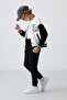 Ecru Cotton Thick Fleece Lined Soft Textured Standard Fit Embroidered Boys' College Jacket - 11258 - 2