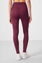 Burgundy Standard Fit Flexible Performance Women's Leggings - 94666 - 5