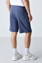 Thick soft textured standard fit basic men's shorts - 81275 - 5