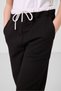 White-Black O Neck Printed Wide Leg Standard Fit Girl's Palazzo Tracksuit Suit - 75171 - 4