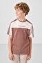 Cinnamon Cotton Soft Textured Oversize Fit Embroidered Boys T-Shirt - 11290