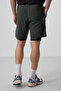 Khaki Slim Soft Standard Fit Men's Tights Shorts - 81287 - 7