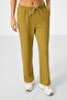 Dark Mustard Soft Textured Hooded Standard Fit Women's Tracksuit Tunic Set - 95348 - 6