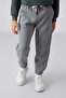 Standard Fit Basic 2-Pack Parlament-Grey Melange Boys' Tracksuit Bottom - 11225 - 4