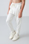 Ecru Cotton Soft Textured Standard Fit Embroidered Girls' Tracksuit Set - 75148 - 2