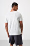 Stone Breathable Jacquard Slim Stretchy Standard Fit Men's Performance T-Shirt - 88398 - 5