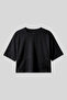Oversize Fit O-Neck 2-Pack Black-White Women's T-Shirt - 97284 - 4