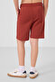 Brick Cotton Soft-Textured Standard Fit Basic Boys Shorts - 11293 - 5