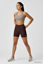 Slim Fit Biker 2-Pack Dark Beige-Brown Women's Tights - 91017 - 2