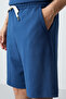 Parlament Cotton Thick Soft Textured Oversized Fit Basic Men's Shorts Set - 85257 - 6