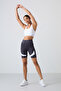 Slim Fit U-Neck 2-Pack Women's Petroleum-White Sports Bralette - 97120 - 2
