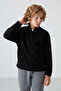 Standard Fit 2-Pack Black-Grey Melange Boys' Fleece Sweatshirt - 11221 - 5