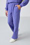 Lilac Cotton Soft Textured Standard Fit Embroidered Girls' Tracksuit Set - 75162 - 7