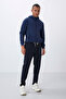 Parliament Surface Textured Standard Fit Men's Tracksuit Bottom - 82155
