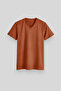 Tarçın Basic Short Sleeve Standard Fit V-Neck Men's T-Shirt - 87912