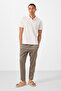 Camel Standard Fit Woven Lightweight Stretchy Chino Men's Trousers - 82179 - 5