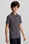 Standard Fit Basic Polo Neck 3-Pack Navy Blue-Dark Gray-Fiesta Unisex Kids T-Shirt - 11330 - 4