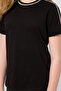 Black Cotton O Neck Standard Fit Basic Girl's T-Shirt - 75177 - 3