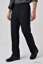 Black Self-Belted Comfortable Fit Men's Palazzo Sweatpants - 82196 - 3