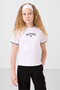 White-Black O Neck Printed Rubber Leg Cargo Pocket Girl's Tracksuit Suit - 75173 - 3