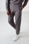 Dark Gray Cotton Thick Soft Textured Comfort Fit Printed Men's Tracksuit Set - 85253 - 6