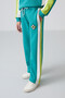 Sea Green O Neck Wide Leg Standard Fit Printed Girl's Tracksuit Suit - 75165 - 3