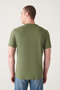 Men's Khaki Basic Cotton T-Shirt E001000 - 4