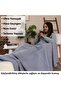 Luxury Muslin Bedspread Double Extra Large - Soft, Thin Pique, Summer Throw Blanket - 7
