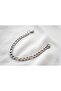 Figaro 6mm Thick Silver Color Model Unisex (Women/Men) Steel Bracelet/ 21cm
