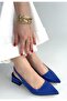 Blue Women's Heeled Shoes