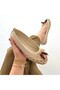 Beige Women's Ballerinas - 4