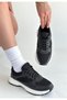 Black Lace-up Women's Sports Shoes - 3