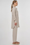 Bead Embroidered Viscose Double Suit Stone - 3
