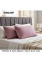 Luxury Muslin Pillowcase 2 Pieces - 100% Cotton, 2-Layer, High Quality Muslin Pillowcase Set - 6