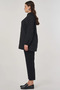 Embossed Pattern Tunic Black - 4