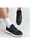 Black Lace-up Women's Sports Shoes - 4