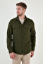 Cotton Double Pocket Long Sleeve Regular Fit Winter Shirt Men's SHIRT CF24W127221 - 5