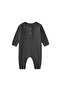 Cuffed Ribbed Jumpsuit Age 0-3 Anthracite - 2