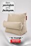 Back Support Pillow Tv Pillow with Waist and Neck Support Reading Pillow Postoperative Pillow Light Beige
