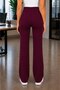 Women's Lycra Striped Palazzo Trousers - 6
